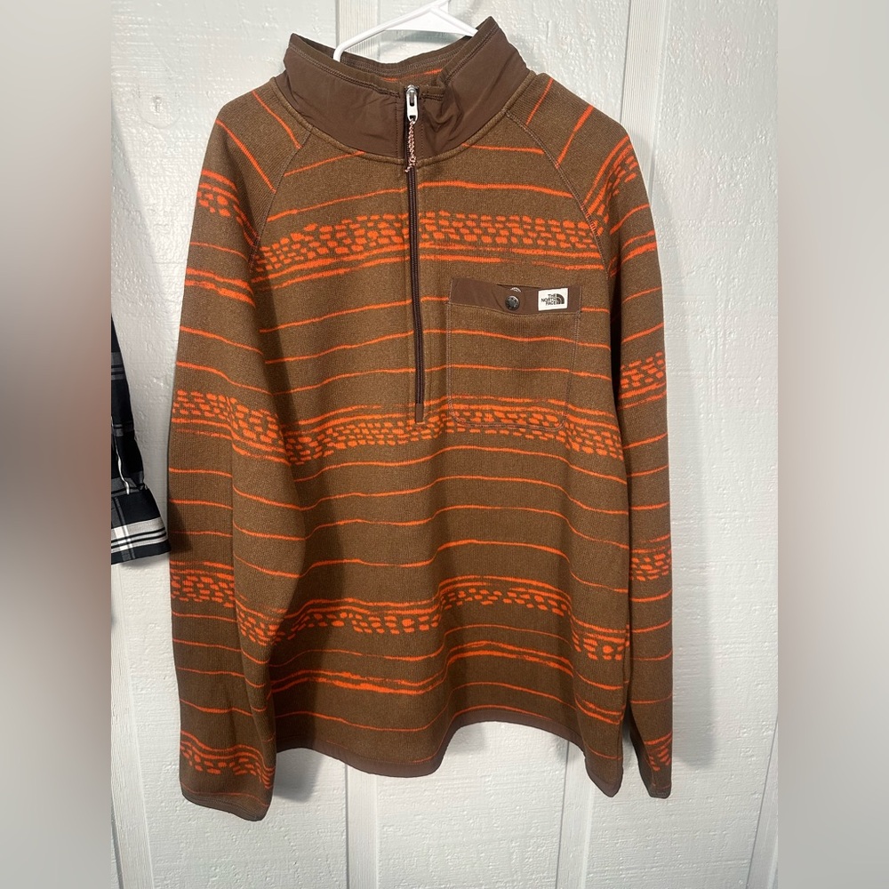 The North Face Men's Printed Gordon Lyons 1/4 Zip Pullover Size XL EUC